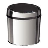 Lixeira inox tramontina automatica com sensor e acabamento polido 6l