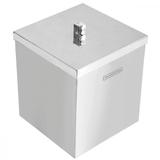 Lixeira Inox Tramontina Luz Quadrada Polida 3L