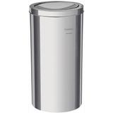 Lixeira Inox Tramontina Swing com Acabamento Polido e Tampa Basculante 30 Litros