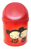 Lixeira Lixeirinha De Mesa Escritório Pucca E Garu Flores - Foroni