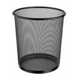 Lixeira Metal Redonda Preto OR98110 Ordene