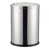 Lixeira Metálica Clink 8 Litros Aço Inox Tampa Basculante
