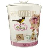 Lixeira para Banheiro em Porcelana Chocolat Lombart Paris 1 peça - Amigold