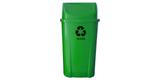 Lixeira Para Coleta Seletiva 60 Litros Basculante Verde Para Vidros - Tna plast