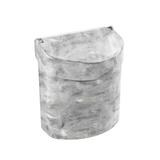 Lixeira para Pia Glass 2,7 L Mármore Branco - Coza - Brinox