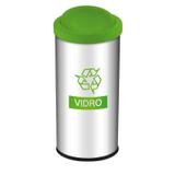 Lixeira Para Vidro Com Tampa 40,5L 3100203 Brinox