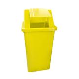 Lixeira plastica com Tampa Basculante 60 Litros Bralimpia