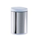 Lixeira Press Inox com Tampa 4 Litros Branca - Brinox