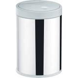Lixeira Press Inox com Tampa 4L Brinox Branco