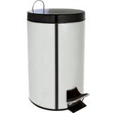 Lixeira Redonda Com Tampa 12 Litros Quartzo Em Inox 8333 Mor