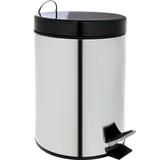 Lixeira Redonda Com Tampa 5 Litros Quartzo Em Inox 8332 Mor