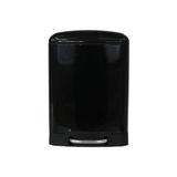 Lixeira Retangular com Pedal 12 Litros Preta - Casanova