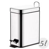 Lixeira Retangular Slim Aço Inox 5 Litros Kala