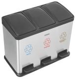 Lixeira Retangular Tripla 45 Litros 94538/245 Tramontina