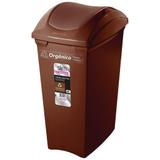 Lixeira Seletiva 40L Marrom Sanremo