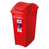 Lixeira Seletiva 40L Vermelha Sanremo
