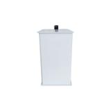Lixeira Slim Com Strass Cristal Duo Decor