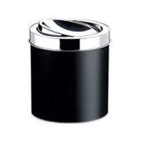 Lixeira Tampa Basc.18,5cmx20cm Brinox Preto