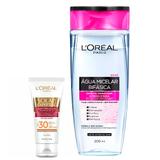 LOréal Paris Kit - Água Micelar 5 em 1 + Solar Expertise Antirrugas FPS30