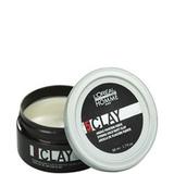 Loréal Professionnel Homme Clay Force 5 - Pasta de Fixação Forte 50 ml - Loreal paris