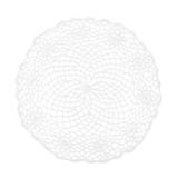 Lugar Americano Branco de Crochê 38cm Star 6615 Lyor