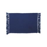 Lugar Americano Campestre Jacquard de 30 x 45 cm Azul - Artesanal teares