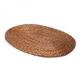 Lugar Americano de Rattan Oval 46cmx32cm Rojemac Marrom