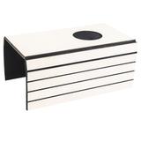 Lugar Americano para Sofá com 1 Espaço para Copo - 40x30 cm - Madeira Bege - Evolux
