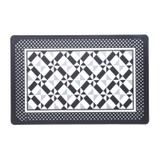Lugar Americano Preto e Branco de Plástico Mosaic Bon Gourmet - Rojemac
