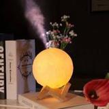 Luminária Abajur e umidificador de ar - Lua Cheia 3d - Century