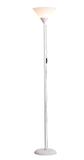 Luminária Chão 1,80m Pedestal Coluna Abajur Led Spot Bivolt Branco Glee MT901F-W - Magrace