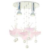 Luminária infantil bailarinas com cristal - Tom luz