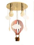 Luminária Infantil Balão com Nuvens - Tom luz