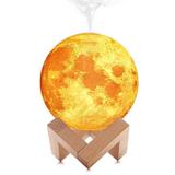 Luminária Umidificador Lua Cheia Purificador De Ambiente Usb - Mc