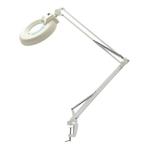 Lupa com luminária para bancada (8x) c/ grampo 127v - Magnifier