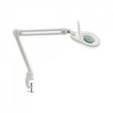 Lupa De Bancada c/ Iluminação LED 8D Bivolt HL400 Branco HIK - Hikari