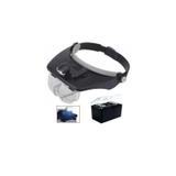 Lupa de Cabeça Profissional 4 Lentes e 3 Leds Vuemax Pro - Diversos