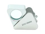 Lupa de mao/dedo 20d - lente 18mm diametro - Solver