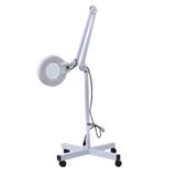 Lupa Estética Luminária Led Tripé Rodinhas Vidro Óptico Articulável 220v (BSL-LUPA-1) - Braslu