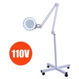 Lupa Estetica Tripe Rodinhas Luminaria LED Articulavel 110v Dentista - Ab midia