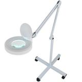 Lupa Luminária 120 Leds SMD Tripé Altura Regulável 4 Rodas Estética BM19006-2 - Lorben