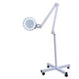 Lupa luminaria led com tripe e rodinhas 24000 lumens aumento 8x estetica articulada 220v - Makeda