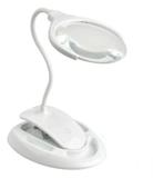 Lupa Luminária Led Touch Clip De Mesa Articulável Manicure Estética - Magnifier