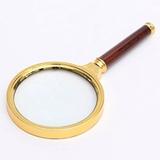 Lupa Luxo De 80mm Aumenta Até 3.5 Vezes - Jiaxi