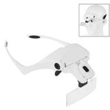 Lupa Óculos Lente Zoom Costura Dentista Estética Celular Led - Rpc