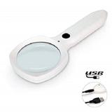 Lupa para estetica de mao luz led 2 leds branco profissional aumento ate 13x para analise de pele re - Gimp