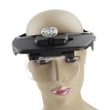 Lupa Profissional Mg81001E Com Led E 4 Lentes - Oksn