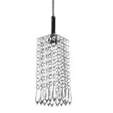 Lustre Pendente Quadrado Clearcrillic Cristal Acrílico Perfeito - Marryluz