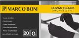 Luva Black Marco Boni Tamanho G Caixa 20 Un- 1455