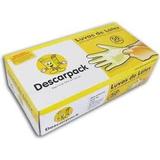 Luva de procedimento latex tamanho pp descarpack 100 unids